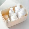 1pc Desktop Cosmetic Storage Box Bathroom Kitchen Bedroom Plastic Storage Basket S-L Dormitory Miscellaneous Storage Box
