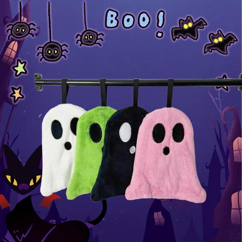 Halloween Hand Towels, Cute Bathroom Hanging Soft Absorbent Towels Suitable for Home, Kitchen, Tea Towel, Halloween Gift.