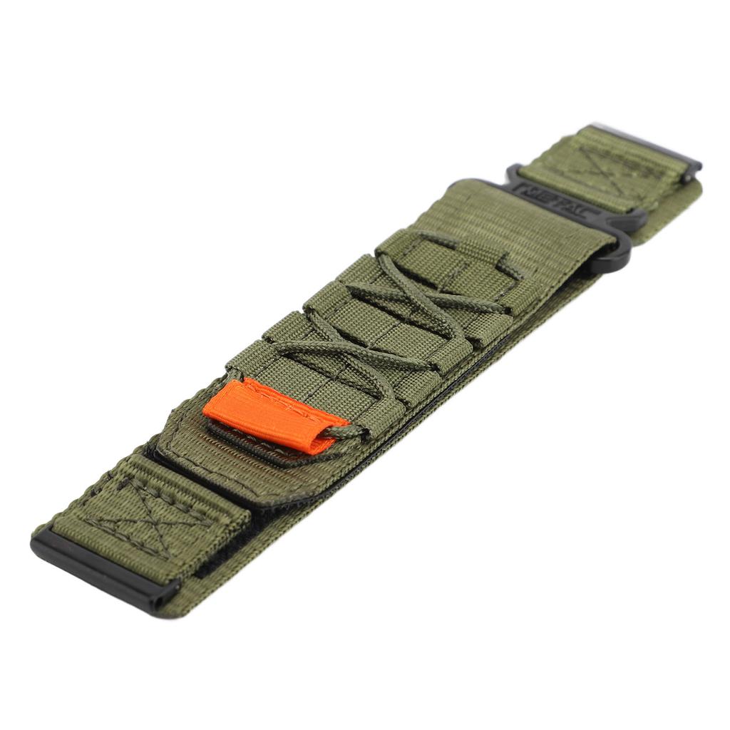 24mm Nylon Watch Strap Smart Watch Band Replacement Sport Watch Wristband for 9 Baro/ 9/7/D5i Army Green