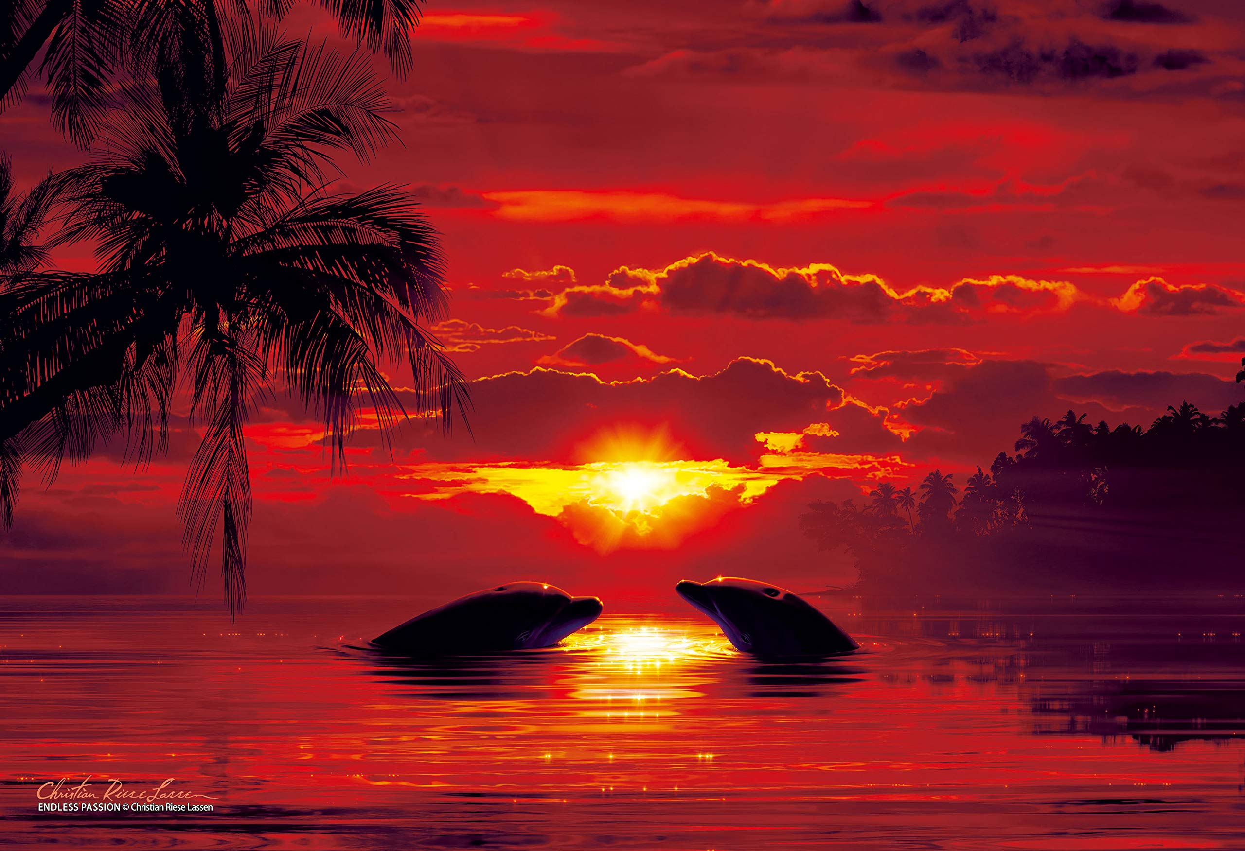 

300-piece jigsaw puzzle by Lassen: Endless Passion [Glow-in-the-Dark Puzzle] (26x38cm)