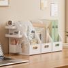 Pegboard Desk & Shelf Organizer: Storage Basket for Dormitory or Office Supplies and Files