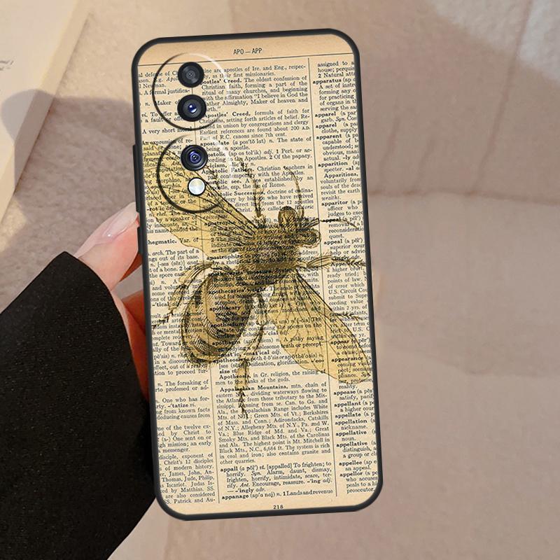 Bee Honey For Honor Magic 8 7 6 5 Lite Case For Honor 400 Pro 200 50 70 90 X8c X8b X9d X9b X9c Win RT