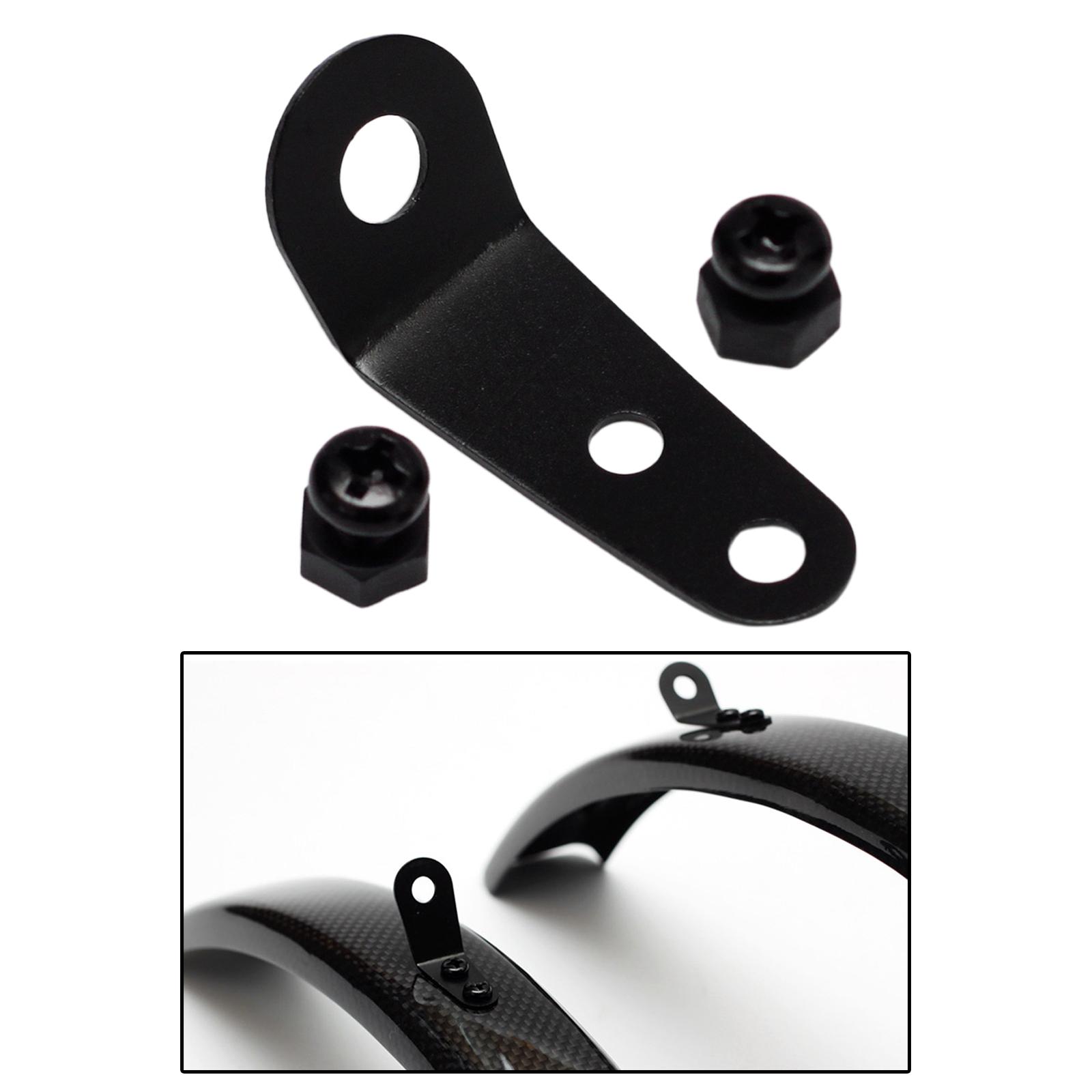

Folding Bike Mudguard Lug Strong Hooks with Screws Front Rear Hanger Buckles
