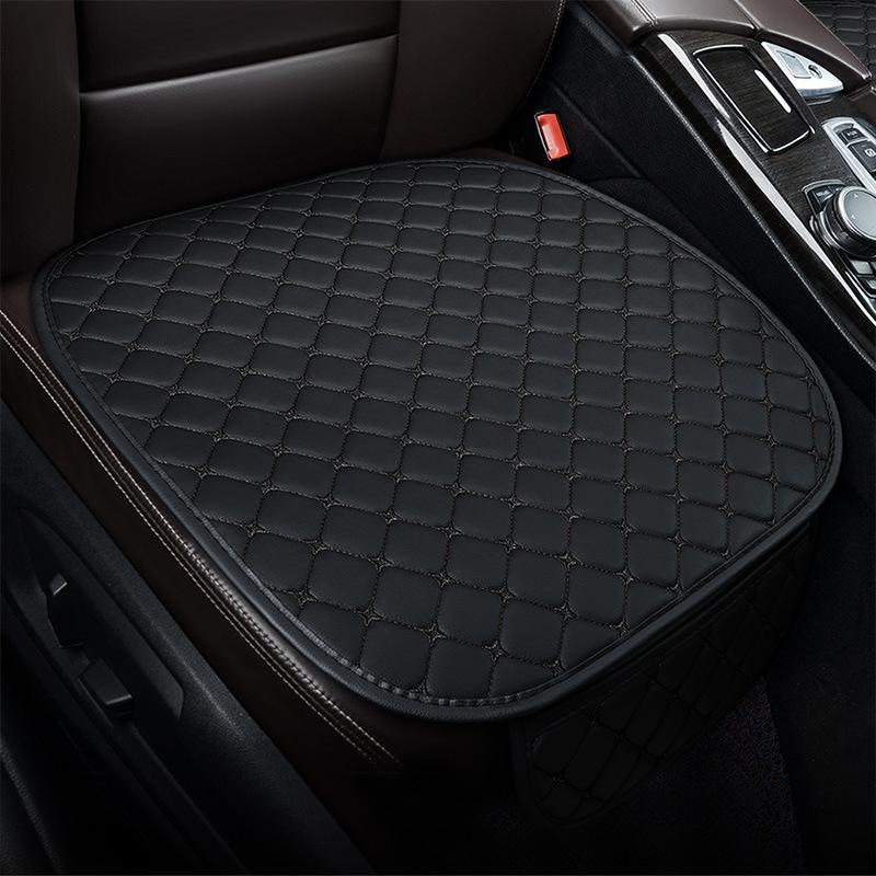 1Pcs New Universal Car Seat Covers Wear-Resistant Durable Seat Cushion Black Leather Automobiles Seats Cover