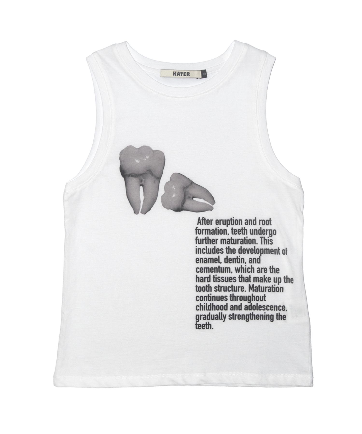 Белая футболка без рукавов Carter Teeth White/S