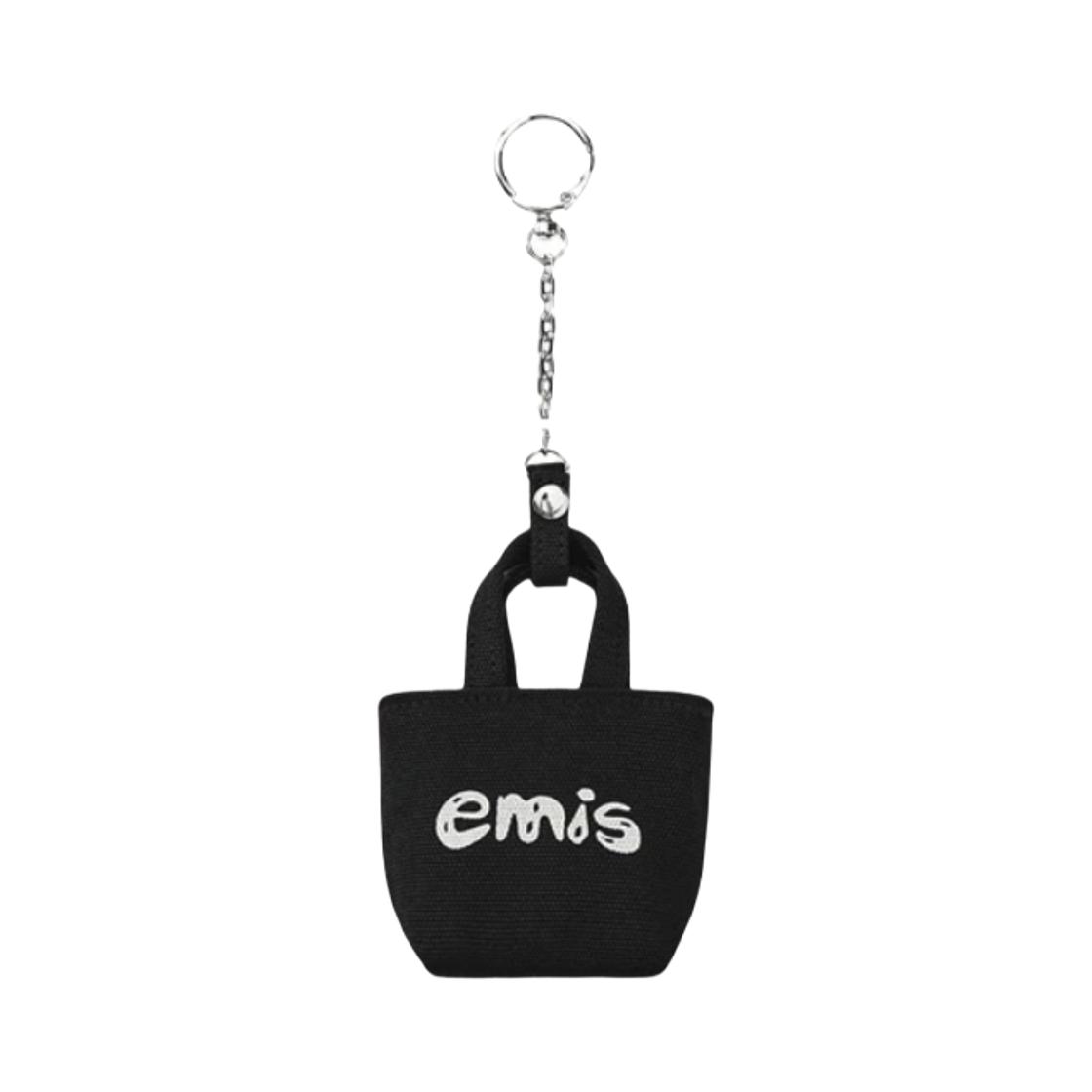 Emis Logo Tote Bag Keyring Black ONE SIZE