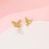 Pearl Sweet Gold-colored Earrings for Women Girls Trendy Fashion Jewelry High Quality Dainty Elegant Gift
