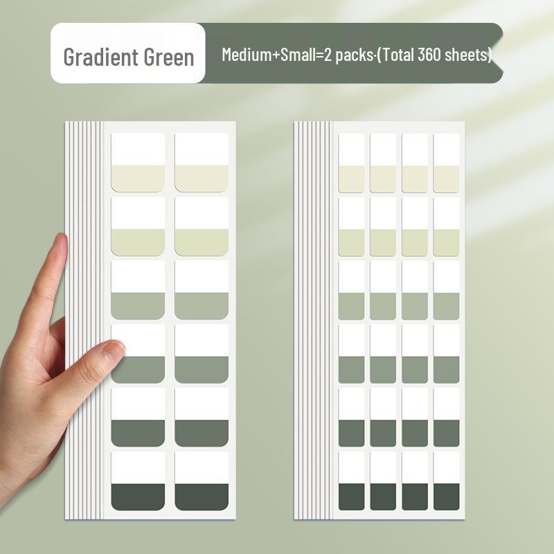 Morandi Writable Label Stickers: Post-it Notes Memo Pads