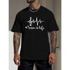 Europäische Größe Herren Sommer Bedrucktes Kurzarm-T-Shirt Top