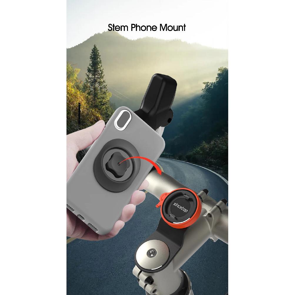 Uchwyt na telefon na mostek roweru górskiego Rower MTB Stojak montowany na mostku Nawigator Moto Kolarstwo outdoorowe Smartfon dla Xiaomi iPhone