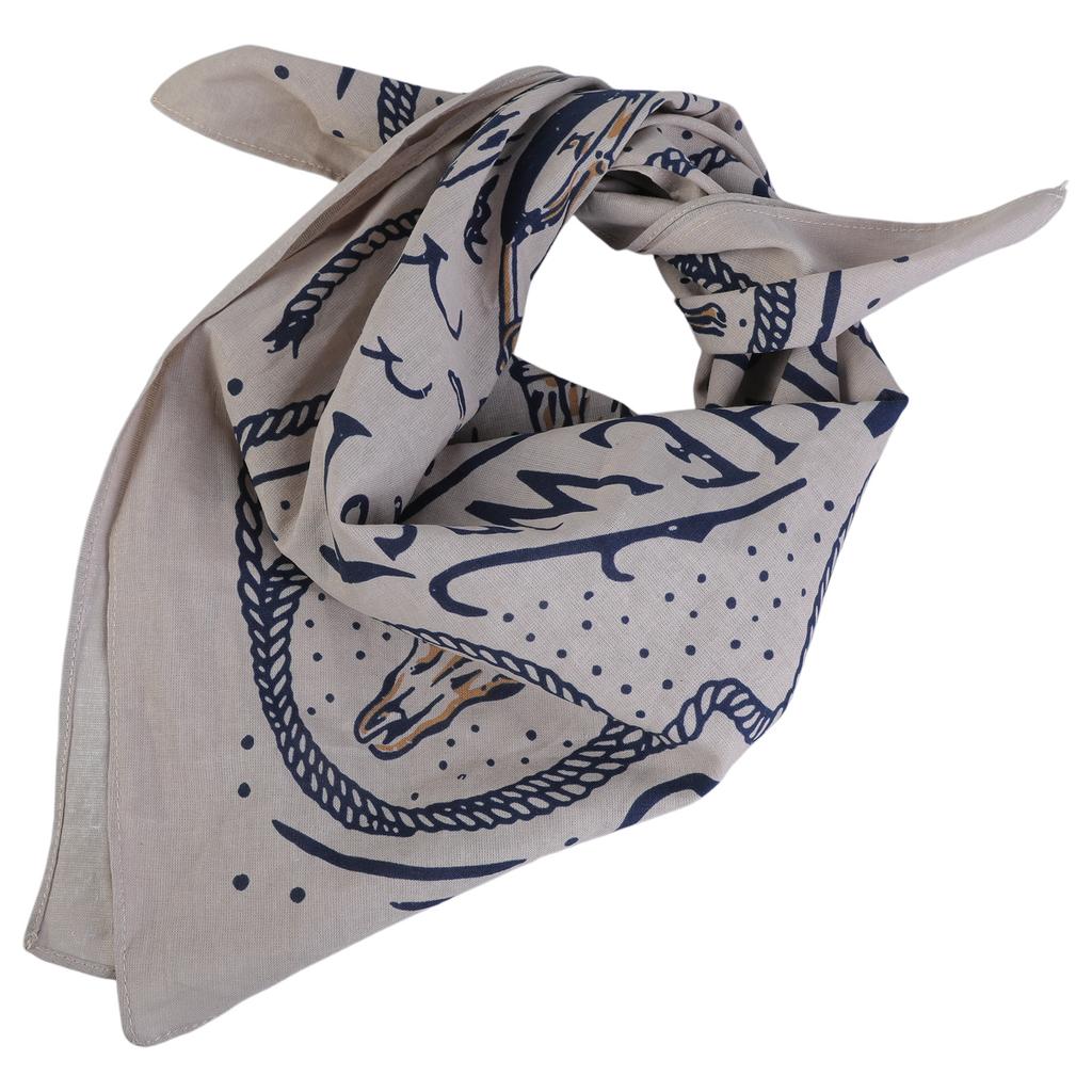 Ethnic Style Adult Bandana American Style Cowboy Kerchief Elastic Bandana Camping Travel Taking Photo Hair Kerchief