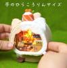 Moin Moin Dollhouse Miniature DIY Kit Set [Japanese Instructions] Nekomaru Sushi Restaurant Fluffy Animal Face House Cat Sushi Japanese Food Cherry Bl
