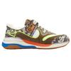 Ultrapace Leather Low Top Casual Shoes Women's Brown Yellow 592348 1LH20 9575