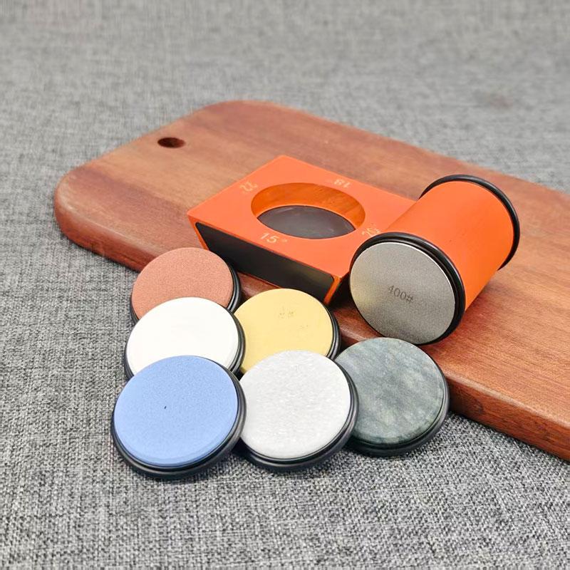 Four-Angle Roller Knife Sharpener, Multifunctional Rolling Sharpening Stone Set