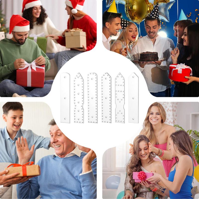 Wallet Leather Acrylic Templates Set Of 6 Clear Keychains Pattern Stencils Reusable Crafting Tool For Handmade Projects Adults