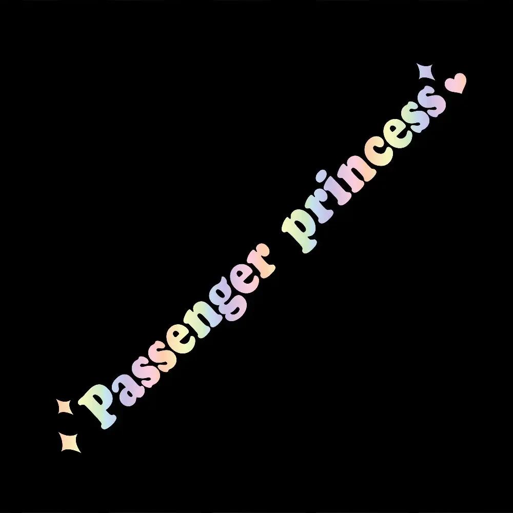 Passenger Princess Car Sticker Cute Car Mirror Sticker Princess Car Sticker Self-adhesive Rearview Mirror for Suv