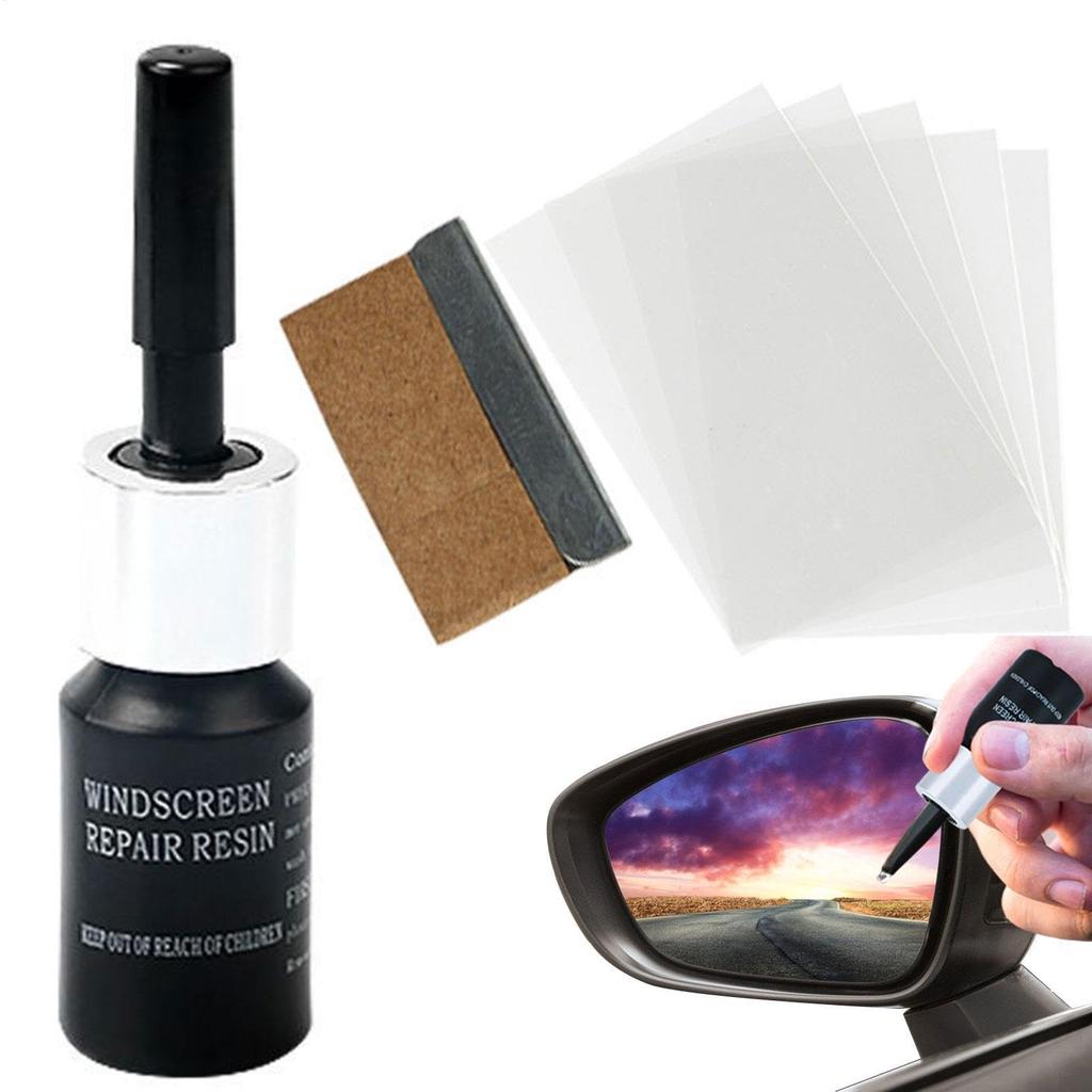 Yonuaret Windshield Crack Repair Fluid, Windshield Repair Resin - Auto Window Repair Tool Kit
