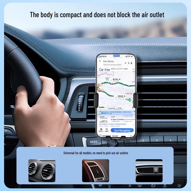 Custom Logo Car Phone Mount | Universal Navigation Clip & Hook Holder