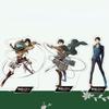 Spill Anime Attack Giant Allen Akryl Cosplay Karakter Stativ Malt Skrivebord Dekor Ornament Gave Modell