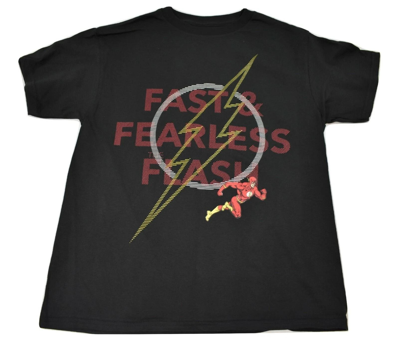 The Flash Little Boys Fast And Fearless The Flash Tee Shirt New L (7) 3XL