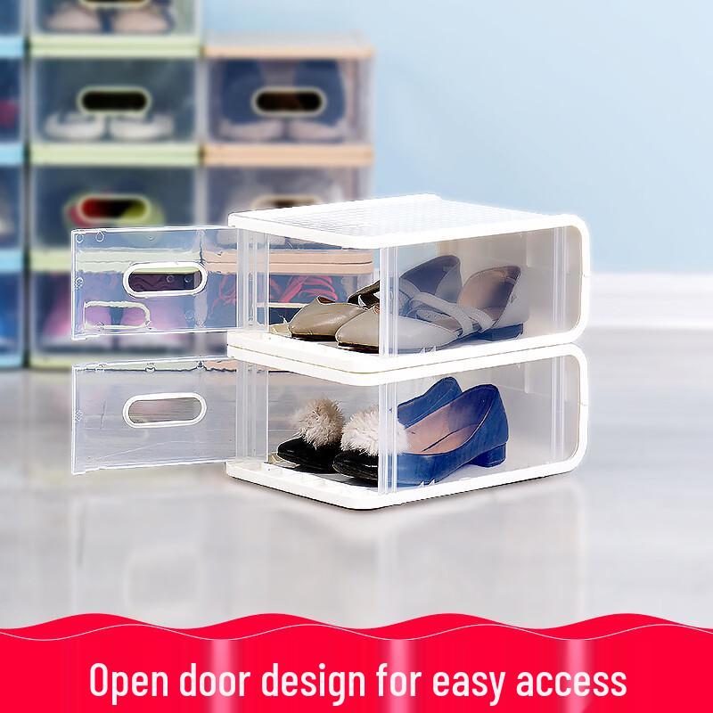 Stackable Clear Drawer Shoe Storage Box