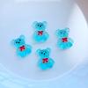50 Stück Niedliche Mini Niedliche Cartoon Schleife Bär Nagelkunst Harz Designer Anhänger DIY Bastelbedarf für Nägel 3D Dekorationen Schmuck