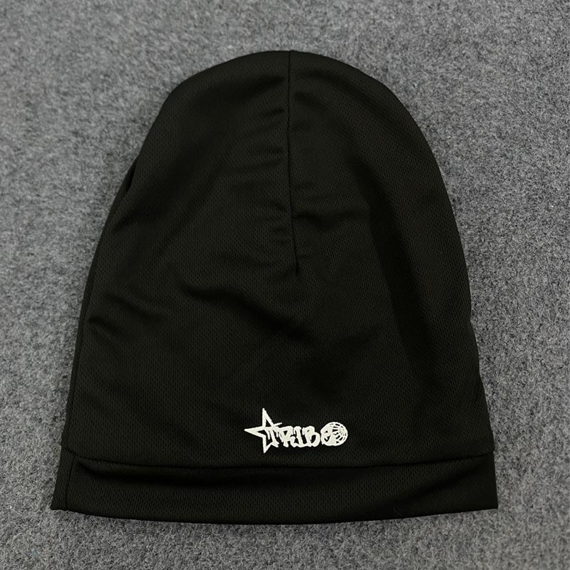 

Y2K trendy hot stamping jacquard men s and women s casual sports knitted hat Onesize чорний