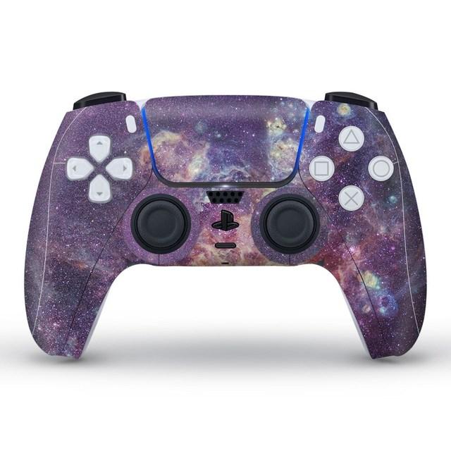 PlayStation5 PS5 vezérlőhöz Matricás Bőr Védőtok PS5 vezérlőkhöz PS5 joystick tartozékokhoz lila