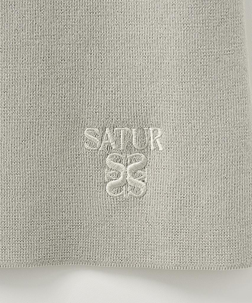Seteo (W) Square Slim Fit Half Knit Grey