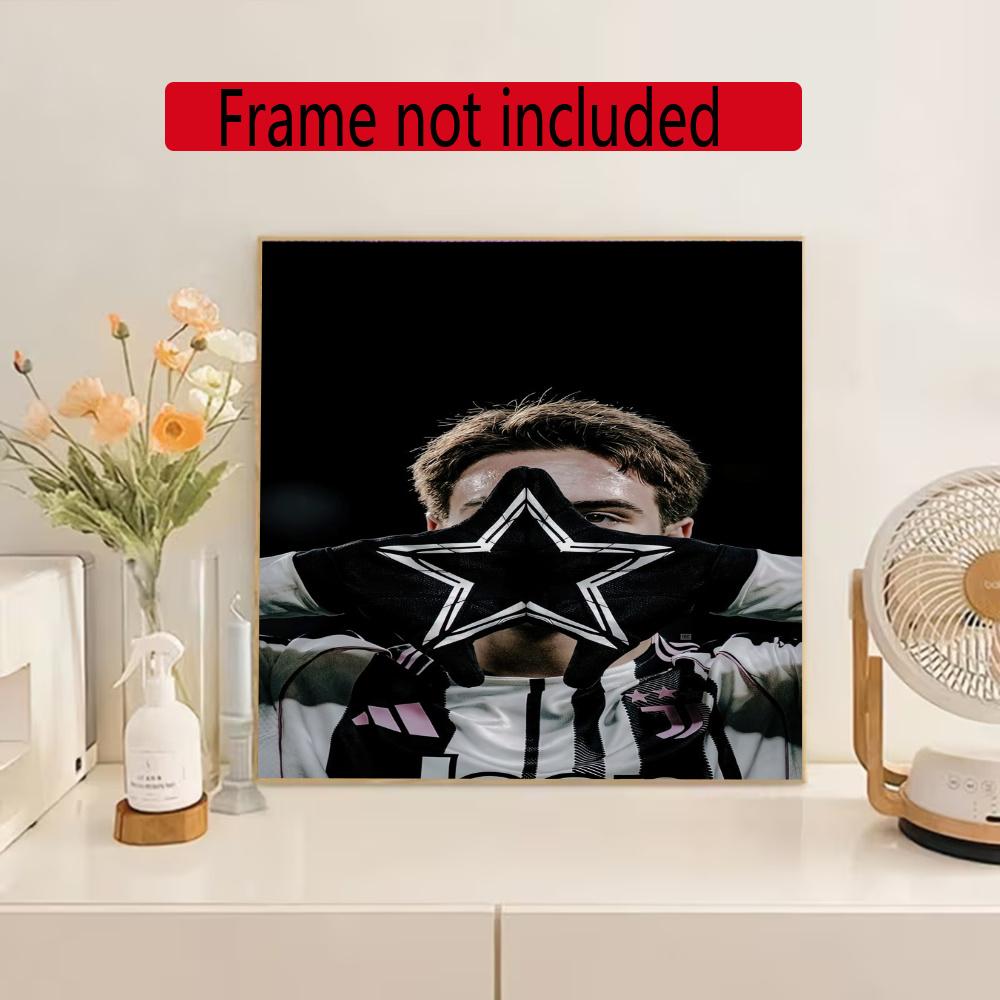 Juventus 5D Diamond Painting Round Diamond Rhinestones Mosaic Diamond Embroidery Wall Paintings Rhinestones Gift Frameless
