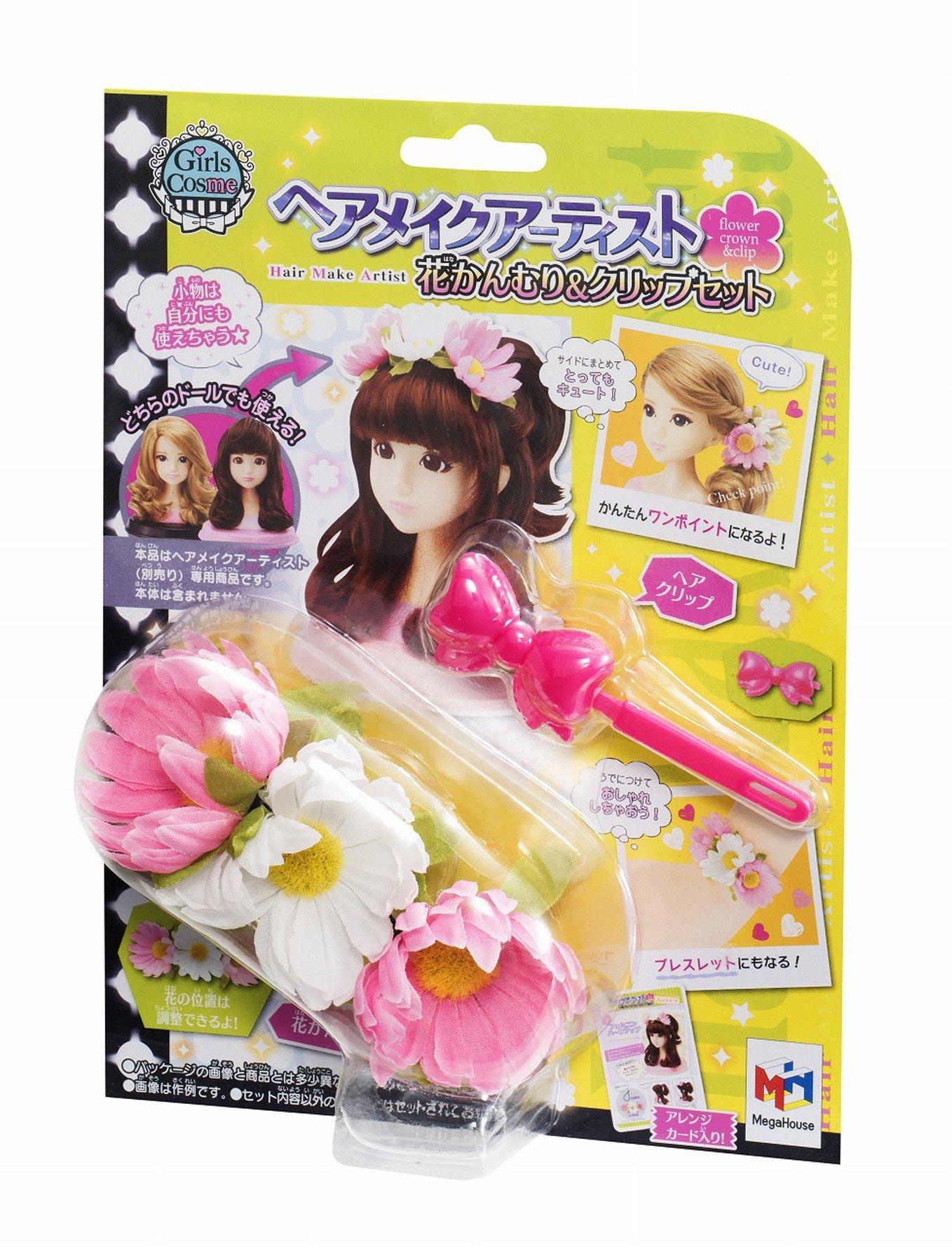 Hair & Makeup Artist Flower Crown & Clip Set