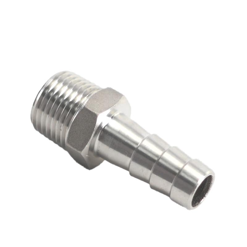 Taizhu 304 Stainless Steel Hexagonal Barb Hose Adapter