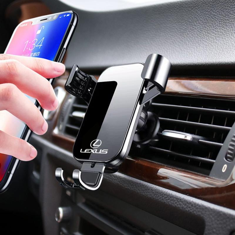ABS Auto Handyhalter 360 Grad Drehung Schwerkraft Auto Halterung Für Lexus F SPORT GX460 Ct200h IS250 ES 220D IS200 Fsport GS GX IS AEL1