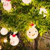 3M Vánoční dekorační světla Sněhulák Vločka Santa Claus Světelný řetěz Vánoční stromek Dekorační potřeby Lampion Přívěsek
