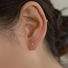 Lunne 14K Butterfly Piercing Earrings (14K Gold) S13