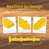 4Pcs Yellow Queen Rearing Frame Bar Plastic Queen Rearing Kit  Apiary Management