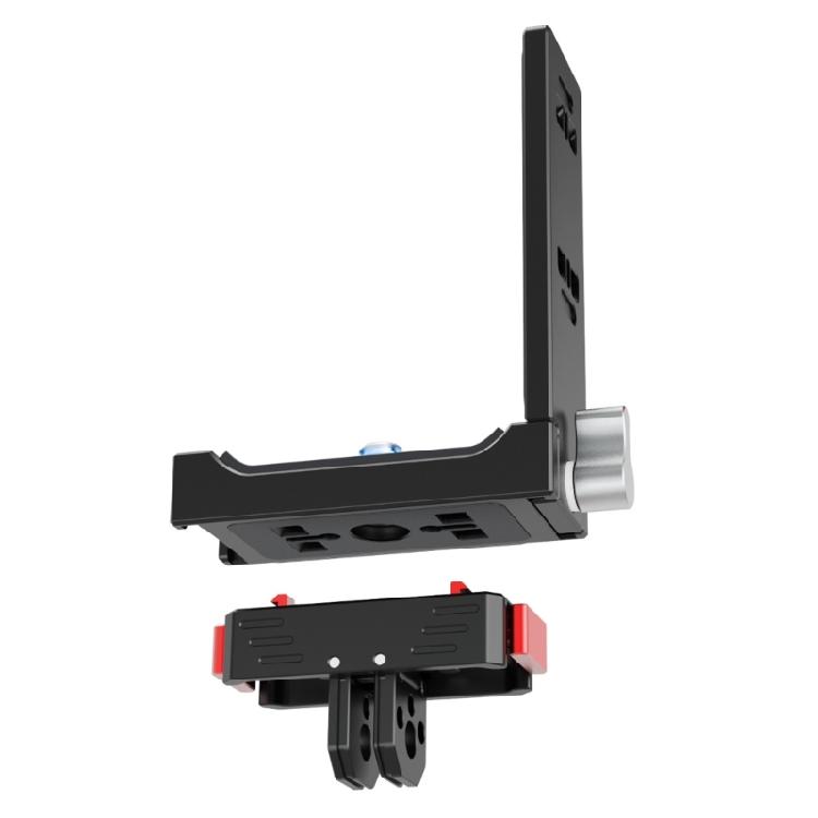 Rotatable Magnetic Camera Mount For Sports Recording Lightweight Aluminum Construction With Cold Shoe Slots