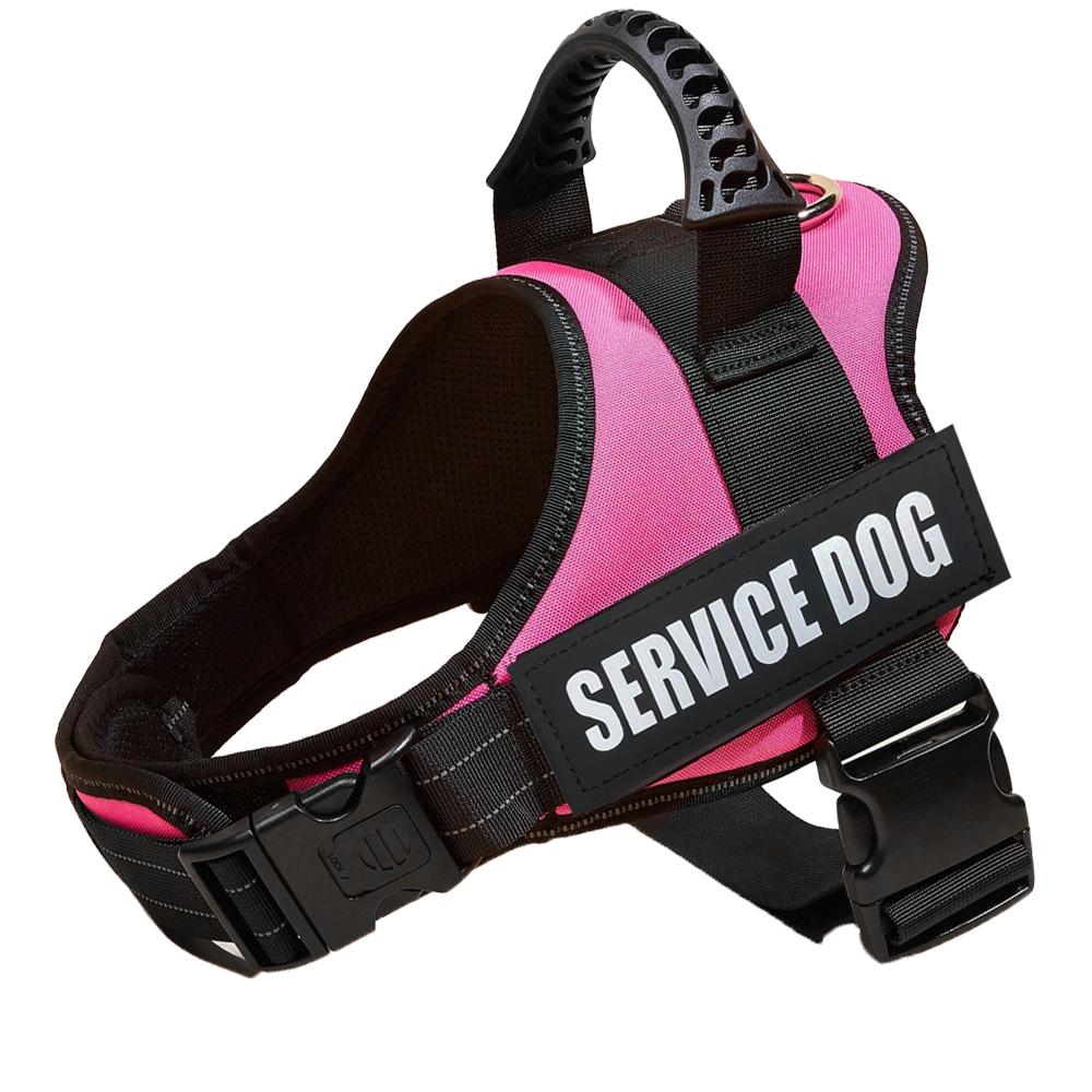 Reflective Dog Harness Vest Patch ID Customized NO PULL Breathable Adjustable Pet Harness For Dog Outdoor Walking Dog Supplies