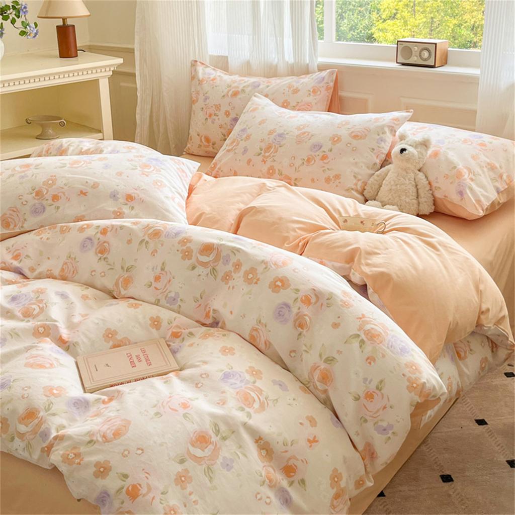 Rural Style Cotton Small Fresh Floral Print Three/four Piece Set [multiple Options]