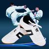 Kid Size 26-45 Taekwondo Shoes Martial Arts Adult Men Women Breathable Sneakers Soft Tai Chi Karate Shoes White Sneakes