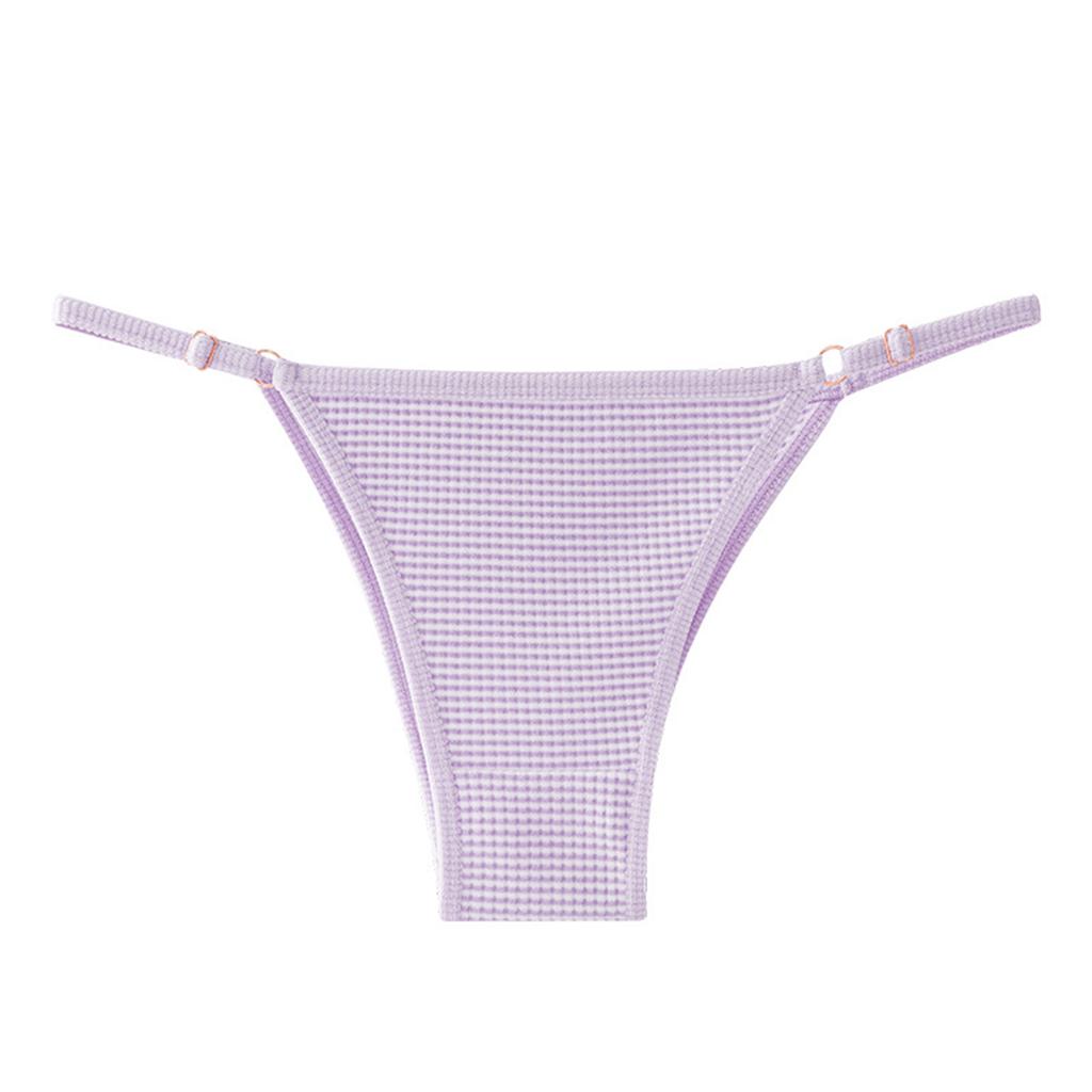 Women Mesh Sheer Panties Adjustable Strap Low Waist Breathable Seamless Underwear Lingerie Briefs