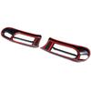 For Toyota FJ Cruiser 2007-2025 ABS Glossy Black Car Front Fog Light Bumper Frame Trim Headlight Cover Accessories