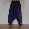 Herren Haremshose Unifarben Locker Bedruckt Freizeit Lange Hose