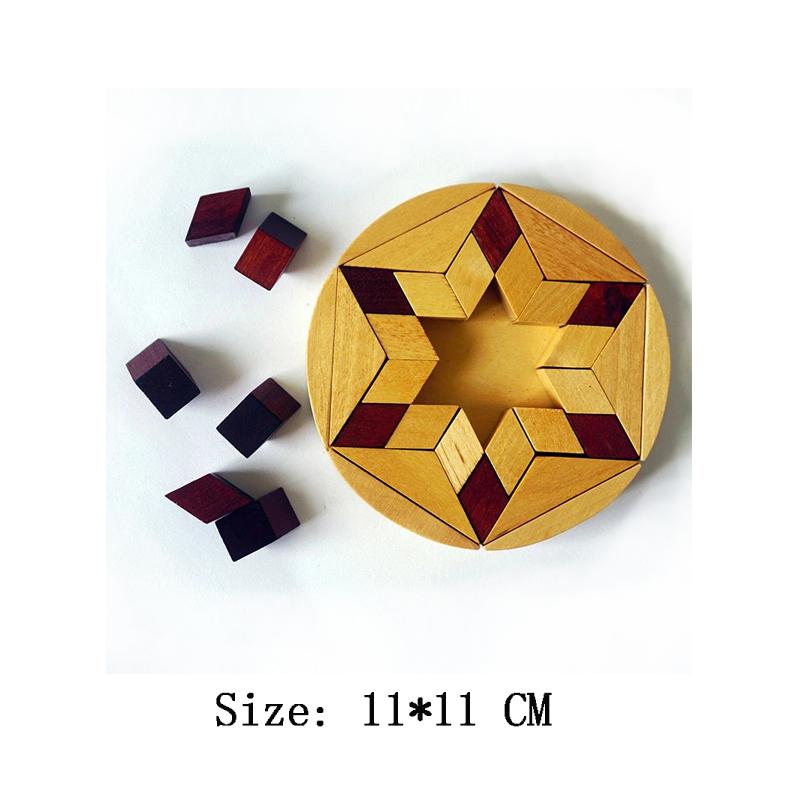 Classic Iq 3D Wooden Puzzle Adults And Children Casse Tete Brain Teasers Difficult Regalos Cumpleaños Niños Para Invitados