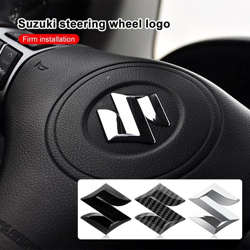 4.9*5cm 1 Pieza Decoración Pegatina Volante Coche Auto Insignia Logo para Suzuki Vitara Gsr 600 Jimny Escudo Swift Strom 650 Alto Samurai Ltz 400