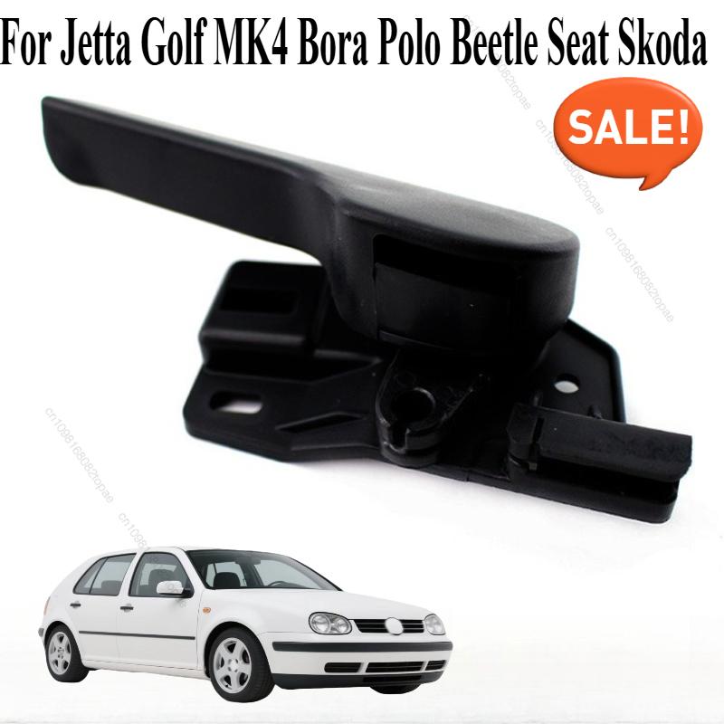 1J1823633A Black LHD Hood Release Grip Handle & Bracket For Jetta Golf MK4 Bora Polo Beetle Seat Skoda