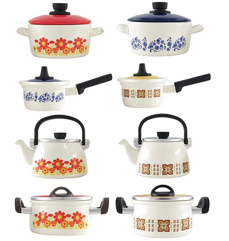 Fuji Enamel FUJIHORO Memories Mini Collection Set of Gachapon Capsule Toy [Complete 8]