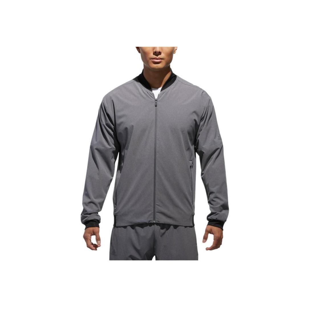Adidas Cctclub Spr Модная Мягкая Удобная Универсальная Приталенная Куртка Мужская Куртка Вересково-Серая CG2537 S