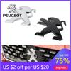 2026 Hot Car Sticker Car Hood Front Bonnet Grill Rear Trunk Emblem Sticker Decor Accessories For Peugeot 206 207 208 306 308 508