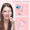 Electric Heated Eyelash Curler Eyelashes Curls Thermal Eyelash Curler Temperature Control Charging Mini Long Lasting Makeup Tool